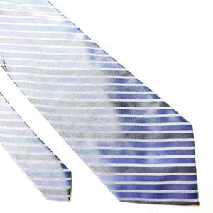 Calvin Klein Silk Tie Woven Blue Striped‎